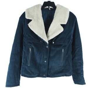 Free People Amelia Corduroy Sherpa Jacket